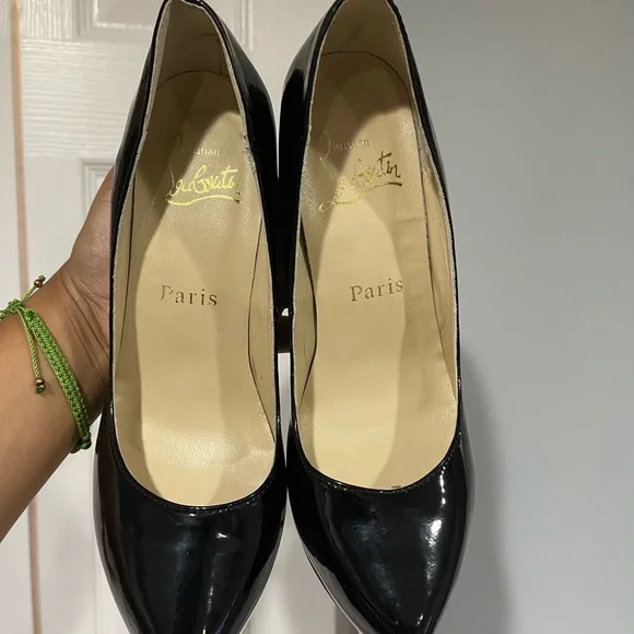 Black Louboutin pumps size 38